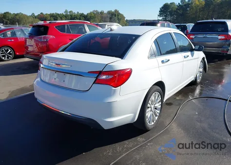 2012 Chrysler 200 Lx из США, поврежденный, VIN 1C3CCBAB1CN105707